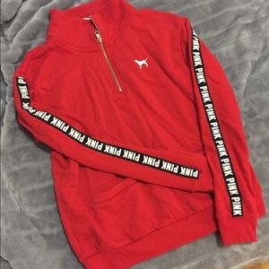 VS Pink Quarter Zip